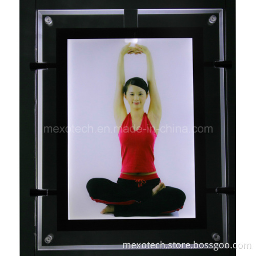 Crystal Ultra Thin LED Light Box with Cutout-Design (CSH02-A4P-01)